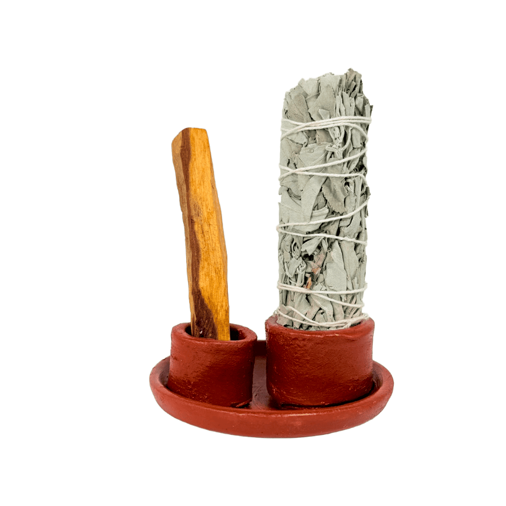 Wooden Sage And Palo Santo Stick Holder